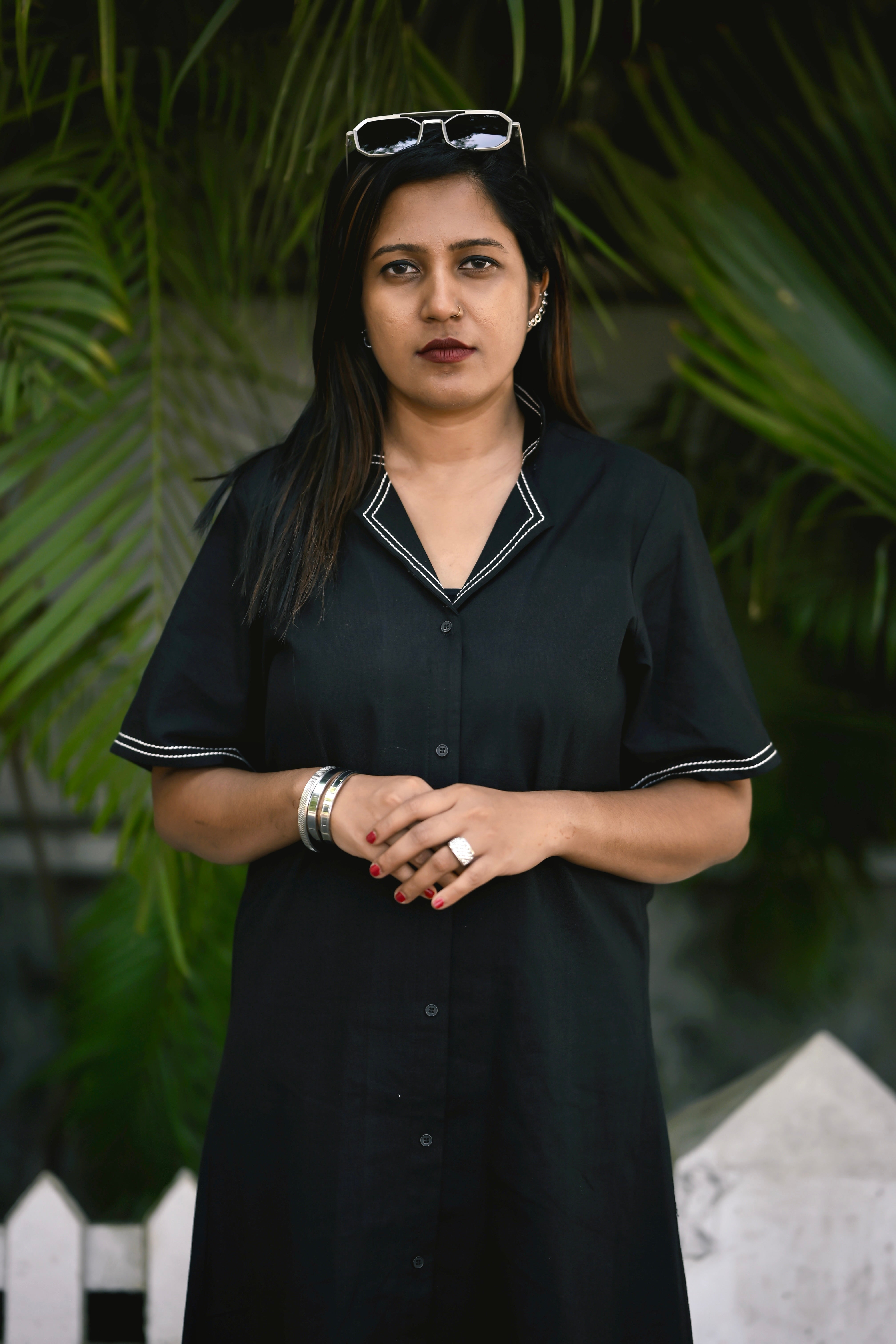 Black Muse- (Shirt dress) – Ila Weaves