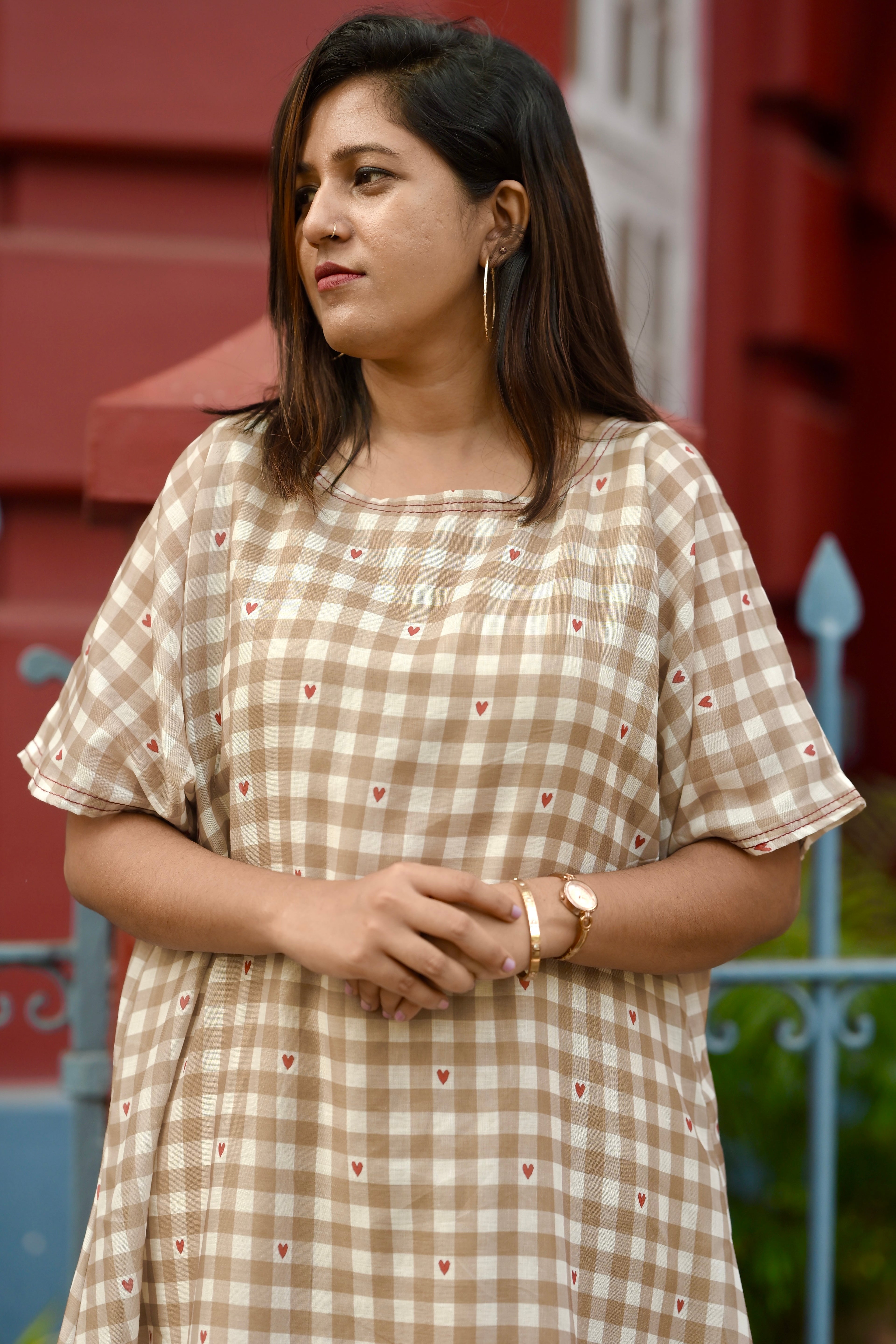 Bloomline-2 (Loose fit dress) – Ila Weaves