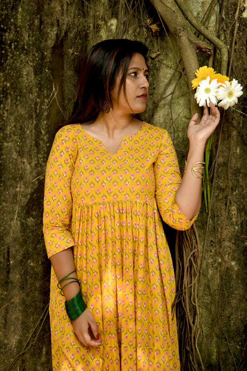 Yellow Kurti