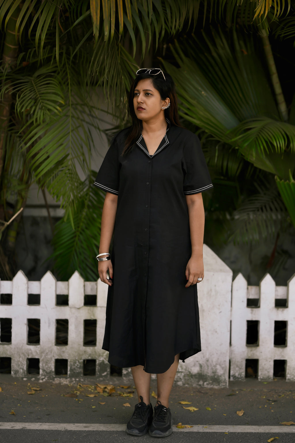 Black Muse- (Shirt dress)