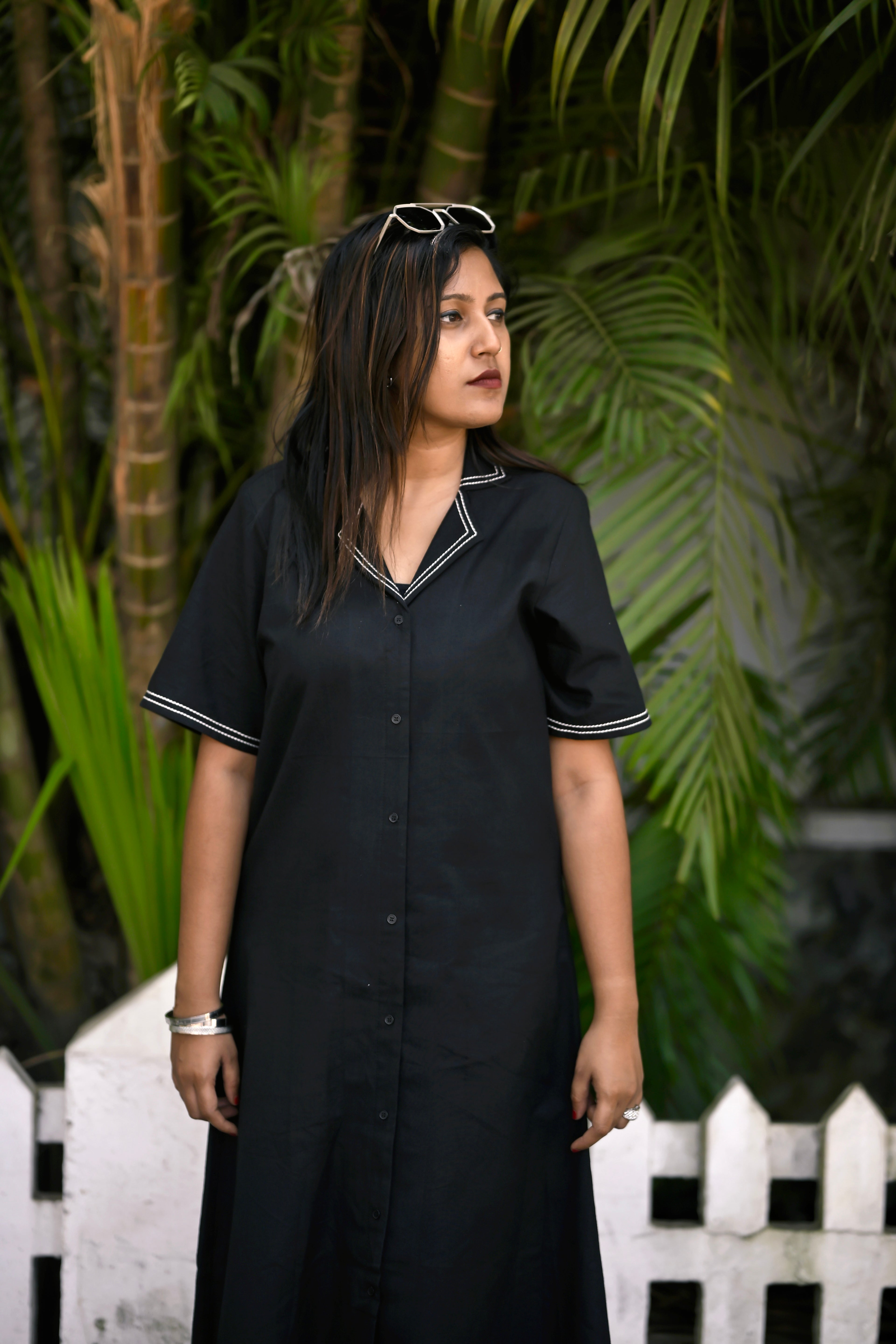 Black Muse- (Shirt dress)